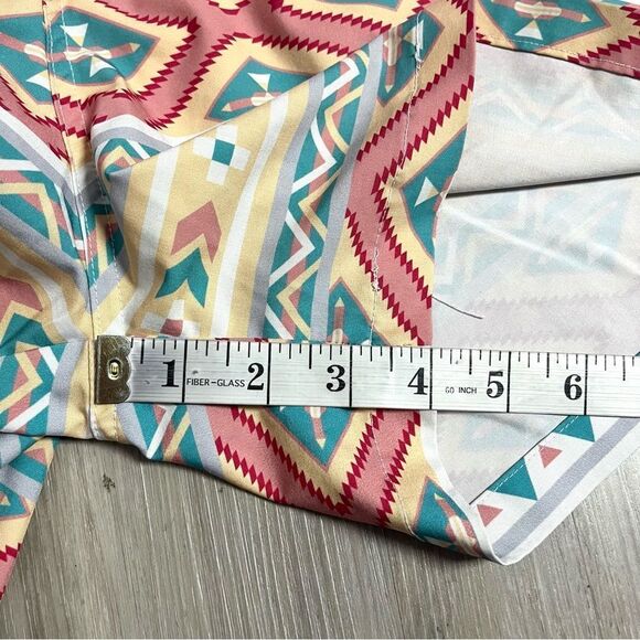 Meripex Swim Trunks Men’s Small Tribal Print 4” - Picture 6 of 6